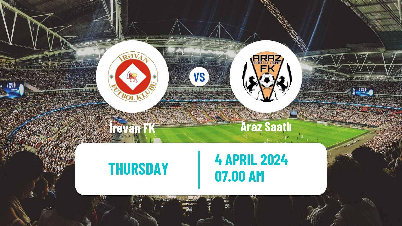 Soccer Azerbaijan First Division İrəvan - Araz Saatlı