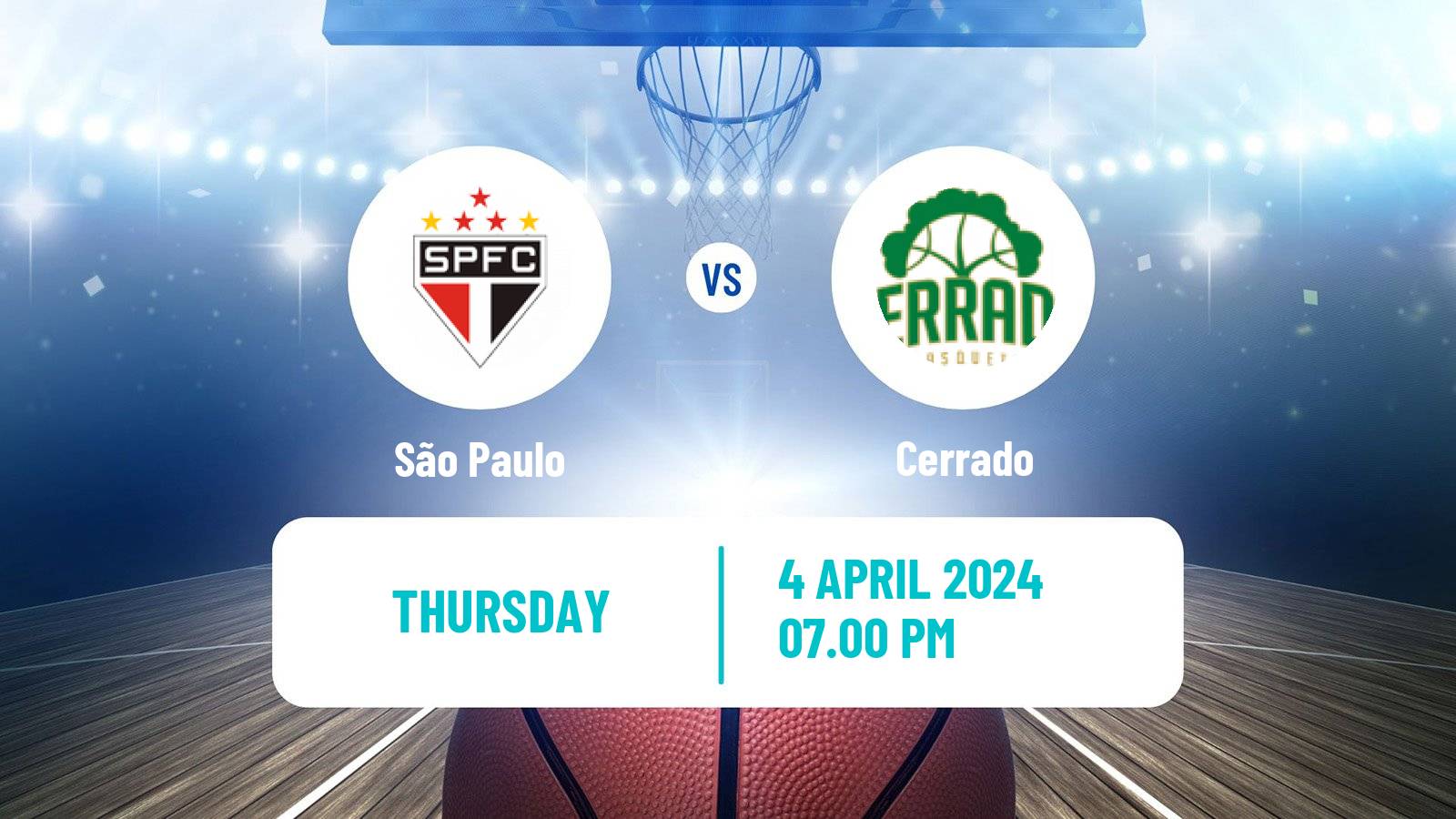 Basketball Brazilian NBB São Paulo - Cerrado