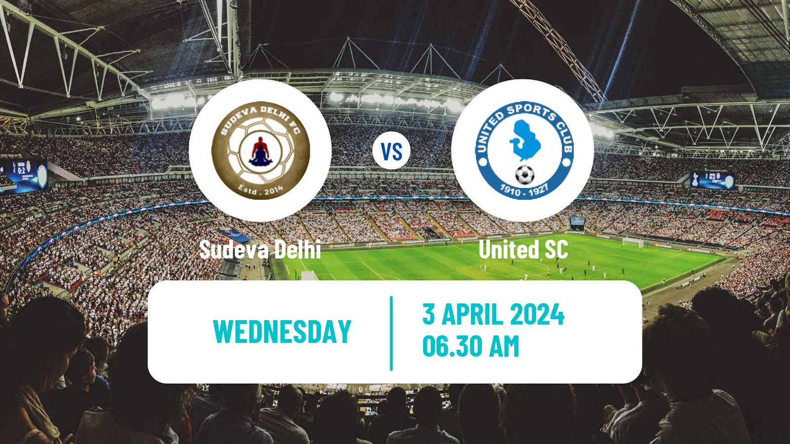 Soccer Indian I-League 2 Sudeva Delhi - United SC