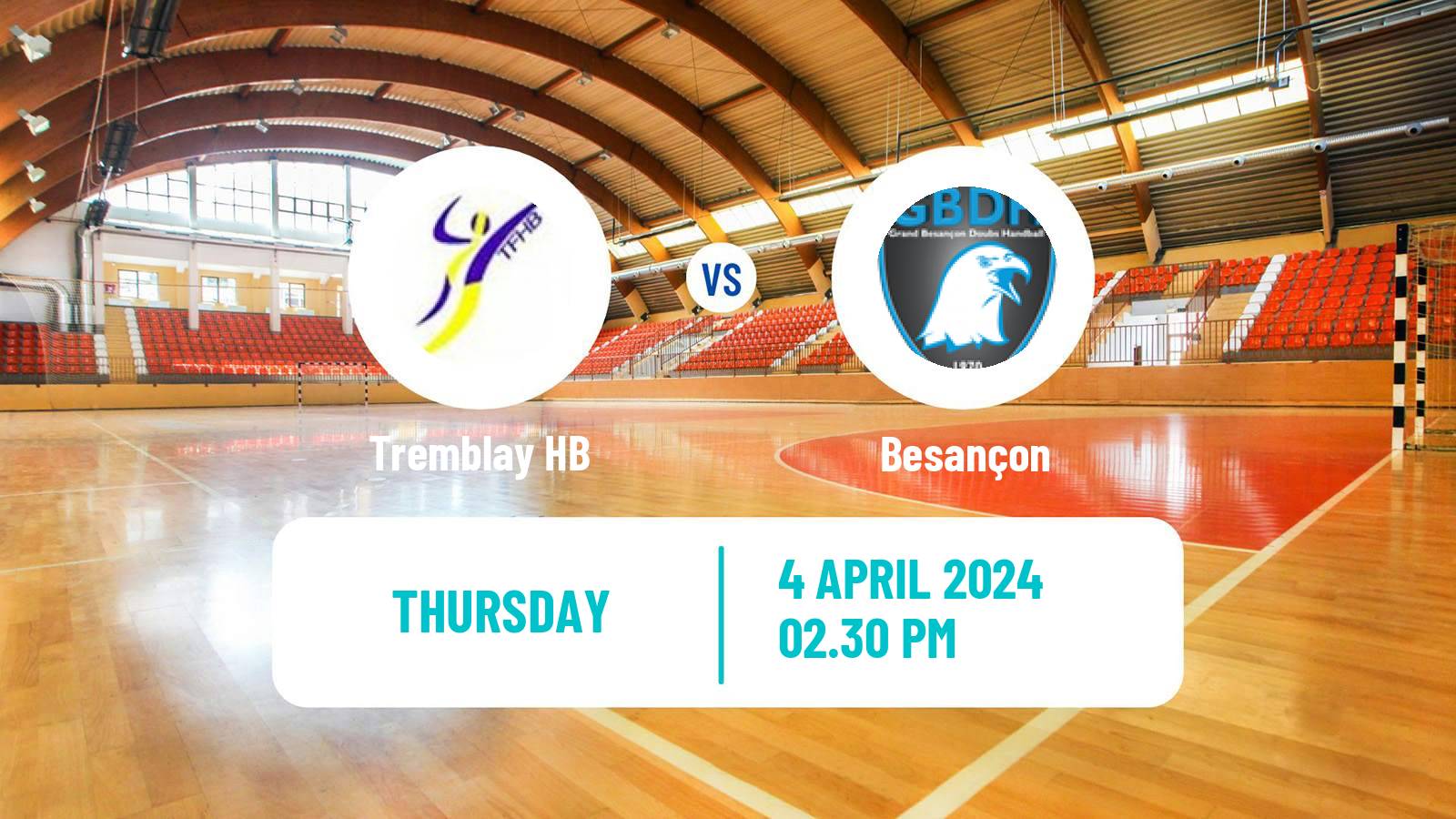 Handball French Proligue Handball Tremblay - Besançon