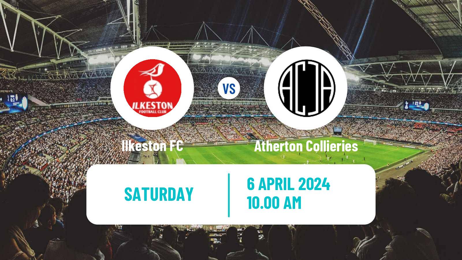 Soccer English NPL Premier Division Ilkeston - Atherton Collieries