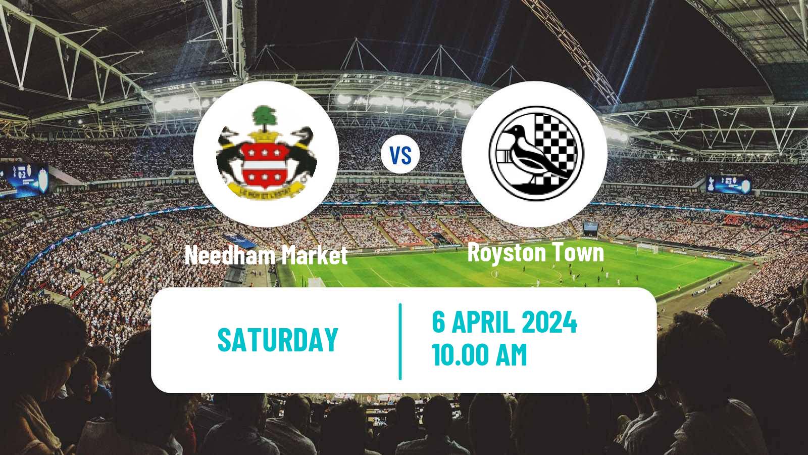 Soccer English Southern League Central Division Needham Market - Royston Town