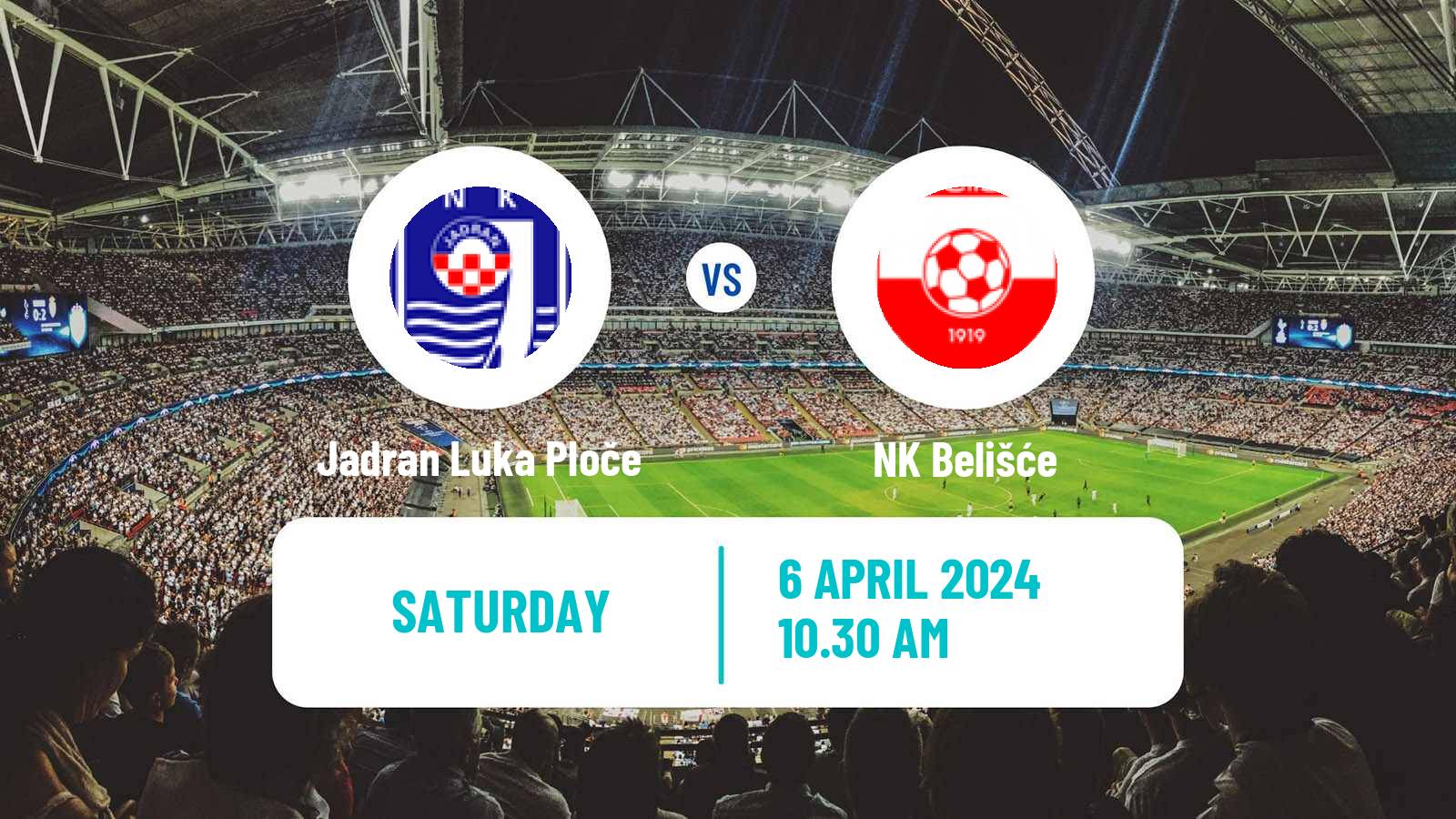 Soccer Croatian Druga NL Jadran Luka Ploče - Belišće