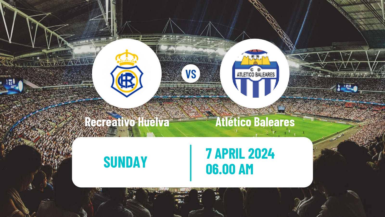 Soccer Spanish Primera RFEF Group 2 Recreativo Huelva - Atlético Baleares