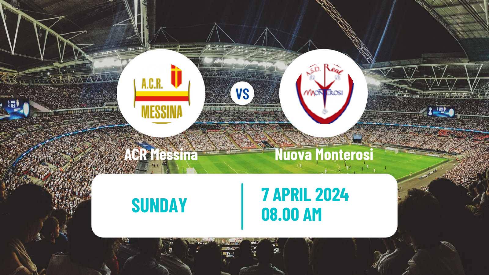 Soccer Italian Serie C Group C ACR Messina - Nuova Monterosi