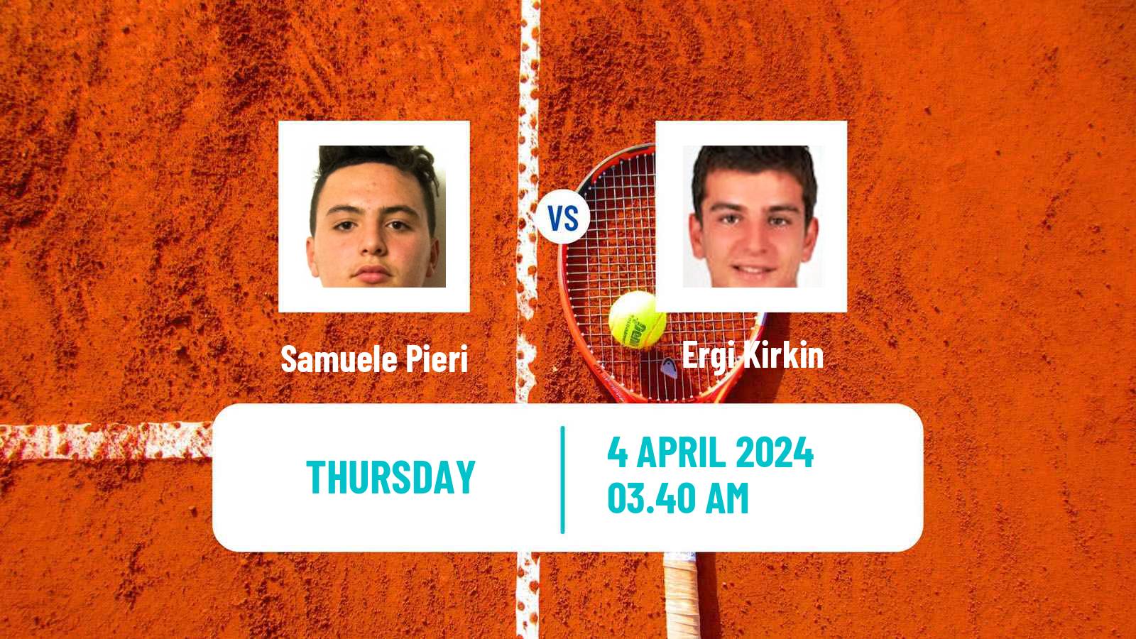 Tennis ITF M25 Santa Margherita Di Pula 2 Men Samuele Pieri - Ergi Kirkin