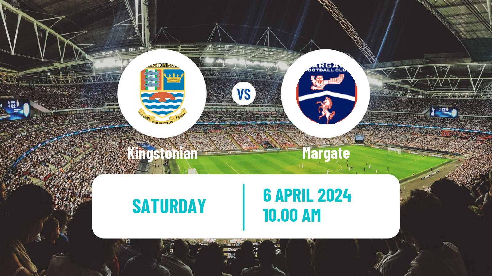 Soccer English Isthmian League Premier Division Kingstonian - Margate