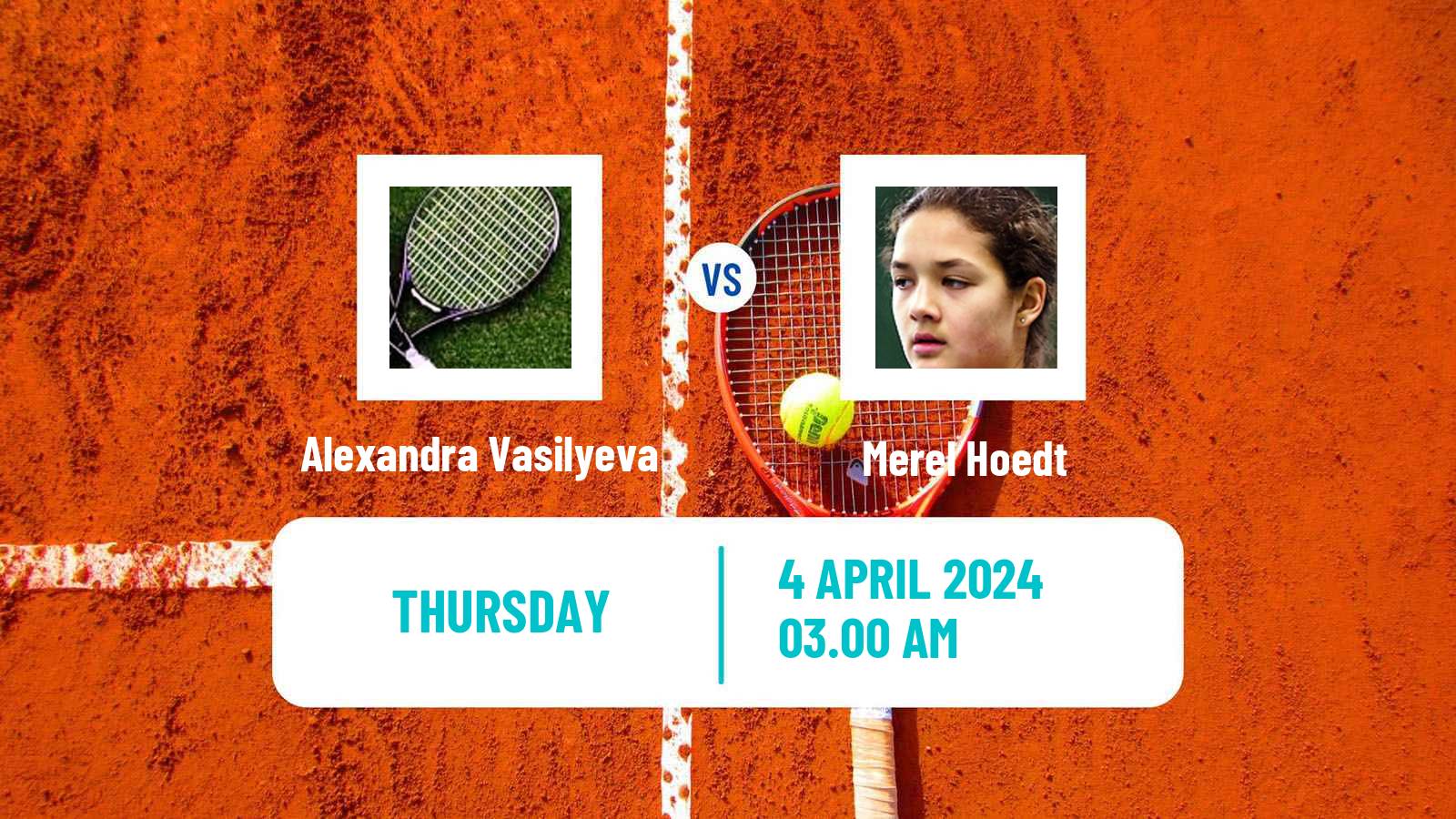 Tennis ITF W35 Bujumbura Women Alexandra Vasilyeva - Merel Hoedt