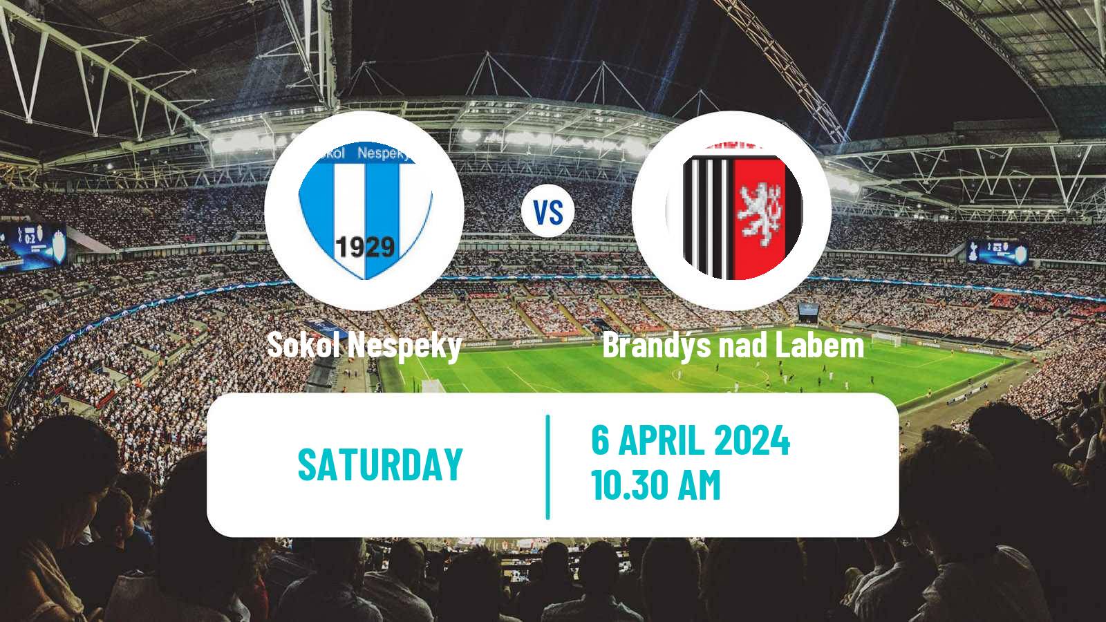 Soccer Czech Division B Sokol Nespeky - Brandýs nad Labem