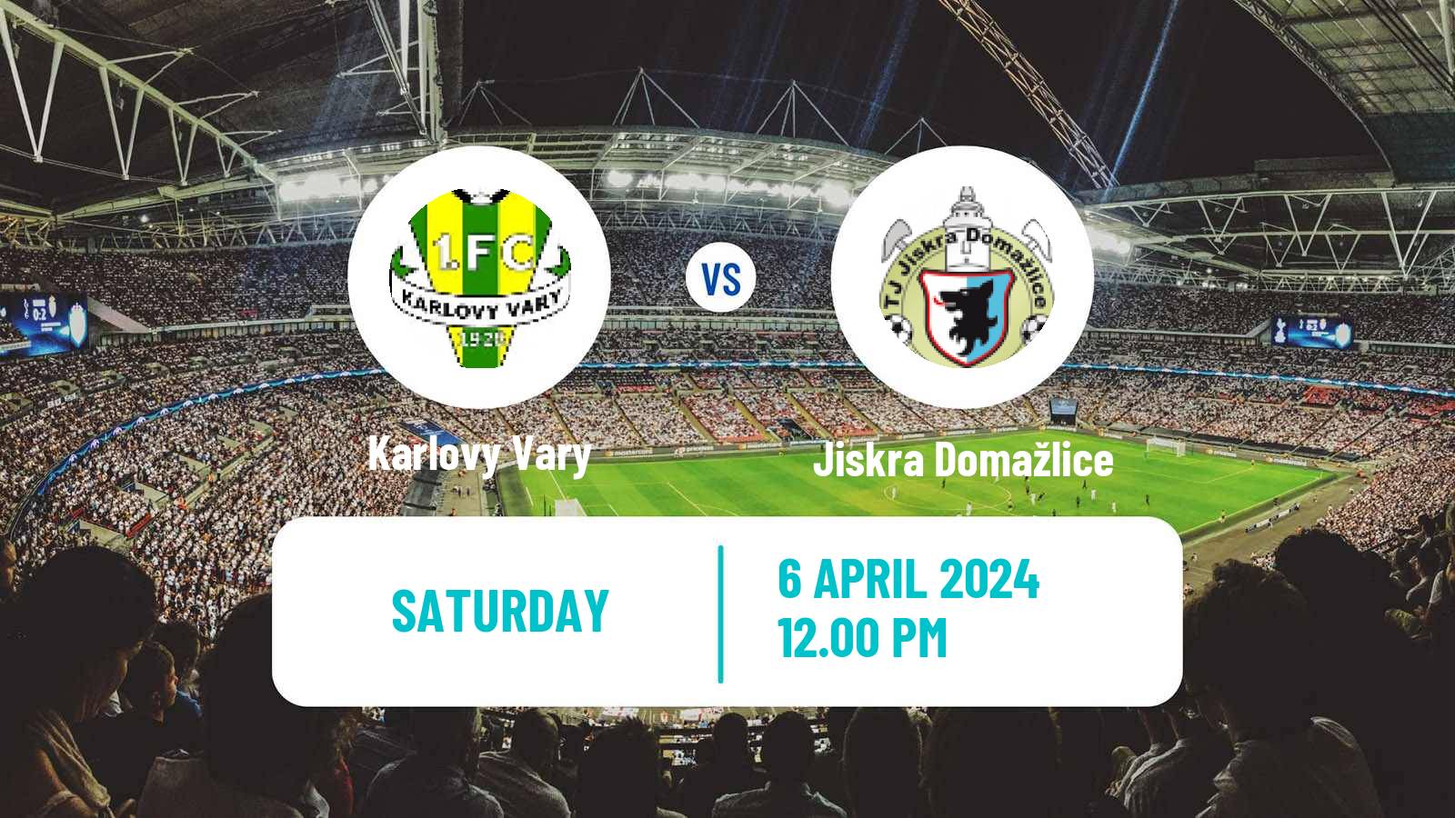 Soccer Czech CFL Group A Slavia Karlovy Vary - Jiskra Domažlice