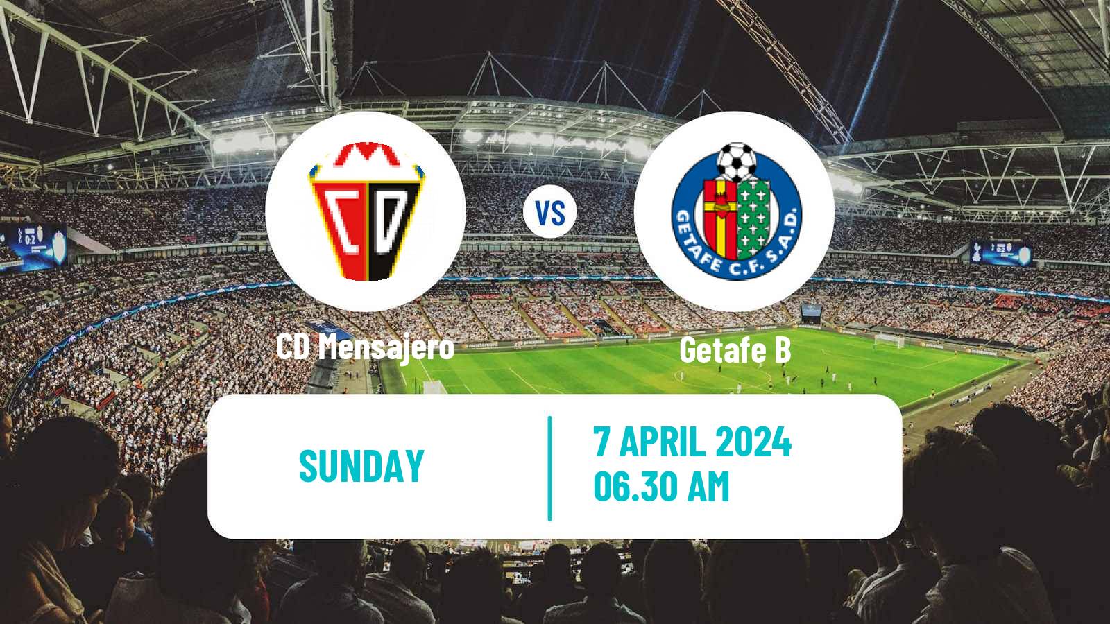 Soccer Spanish Segunda RFEF - Group 5 Mensajero - Getafe B