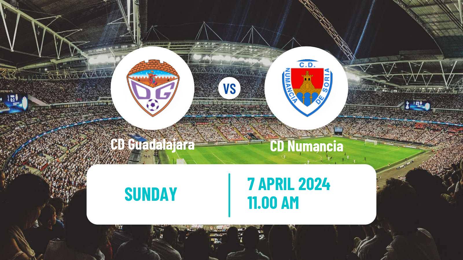 Soccer Spanish Segunda RFEF - Group 5 CD Guadalajara - Numancia