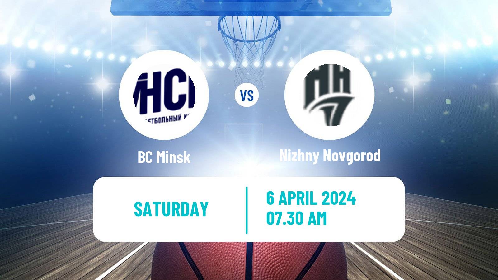 Basketball VTB United League Minsk - Nizhny Novgorod