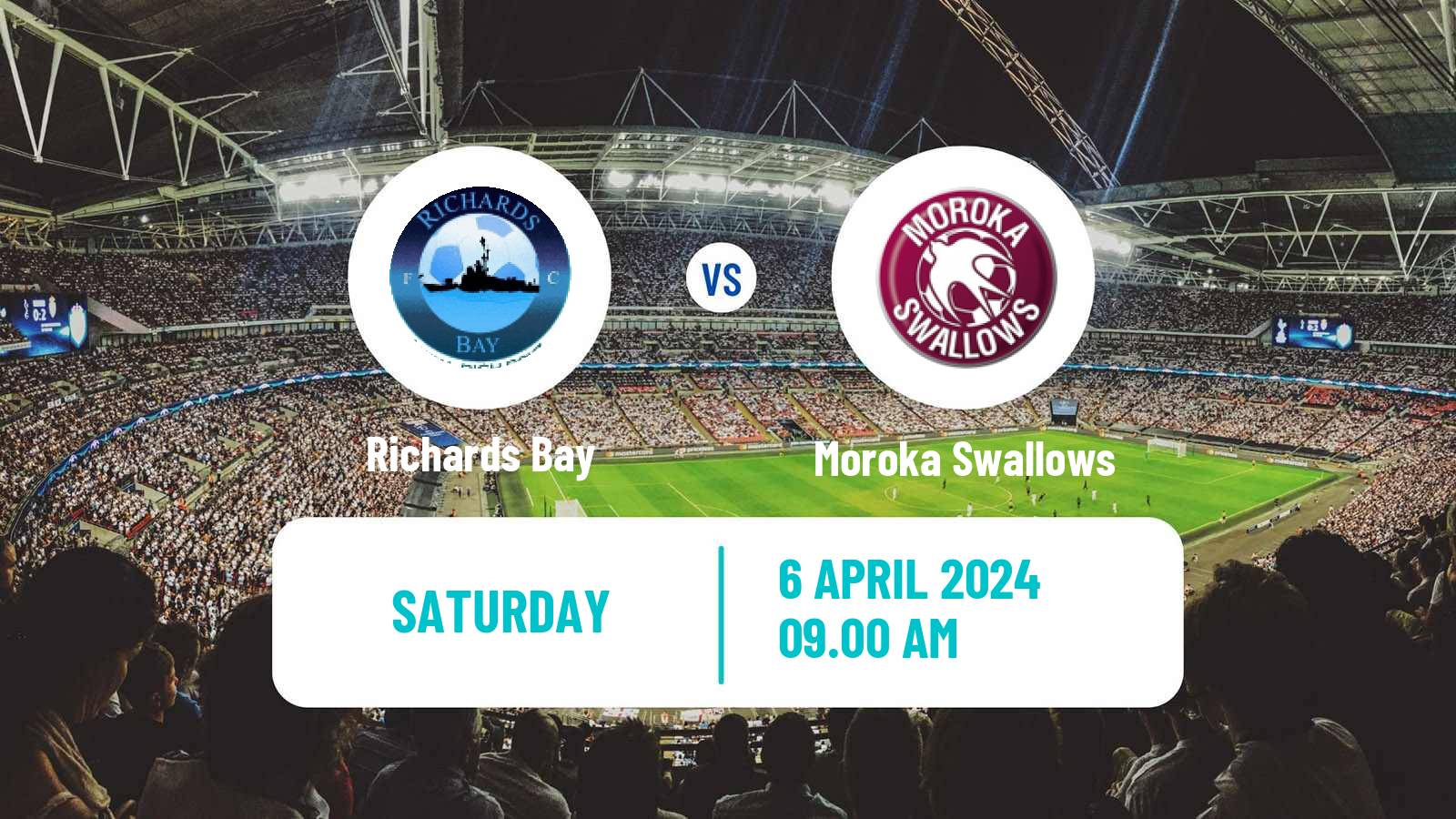 Football South African Premier Soccer League Richards Bay - Moroka Swallows