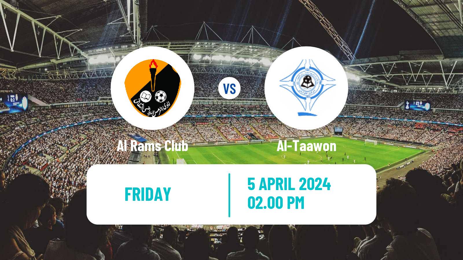 Soccer UAE Division 1 Al Rams - Al-Taawon