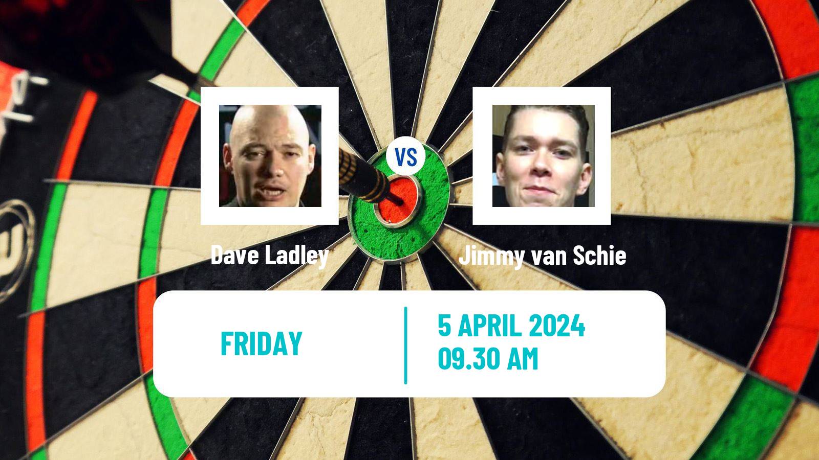 Darts Modus Super Series Dave Ladley - Jimmy van Schie