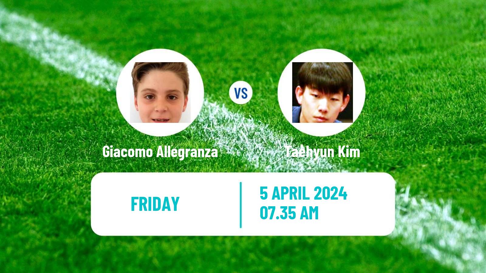 Table tennis Tt Star Series Men Giacomo Allegranza - Taehyun Kim