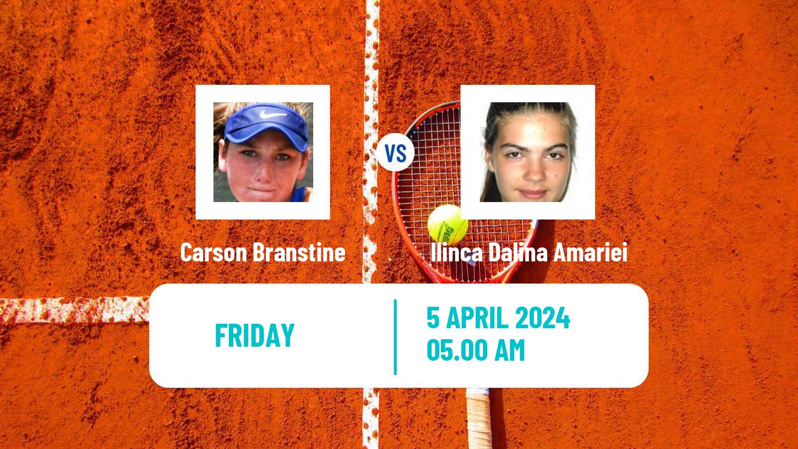 Tennis ITF W35 Hammamet 3 Women Carson Branstine - Ilinca Dalina Amariei