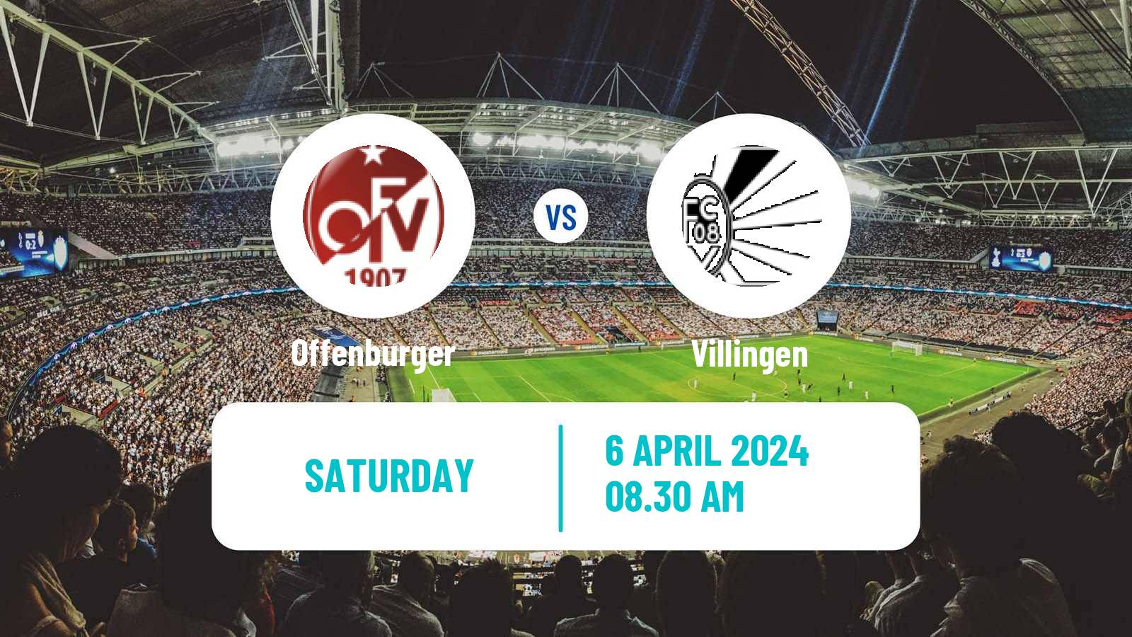 Soccer German Oberliga Baden-Württemberg Offenburger - Villingen