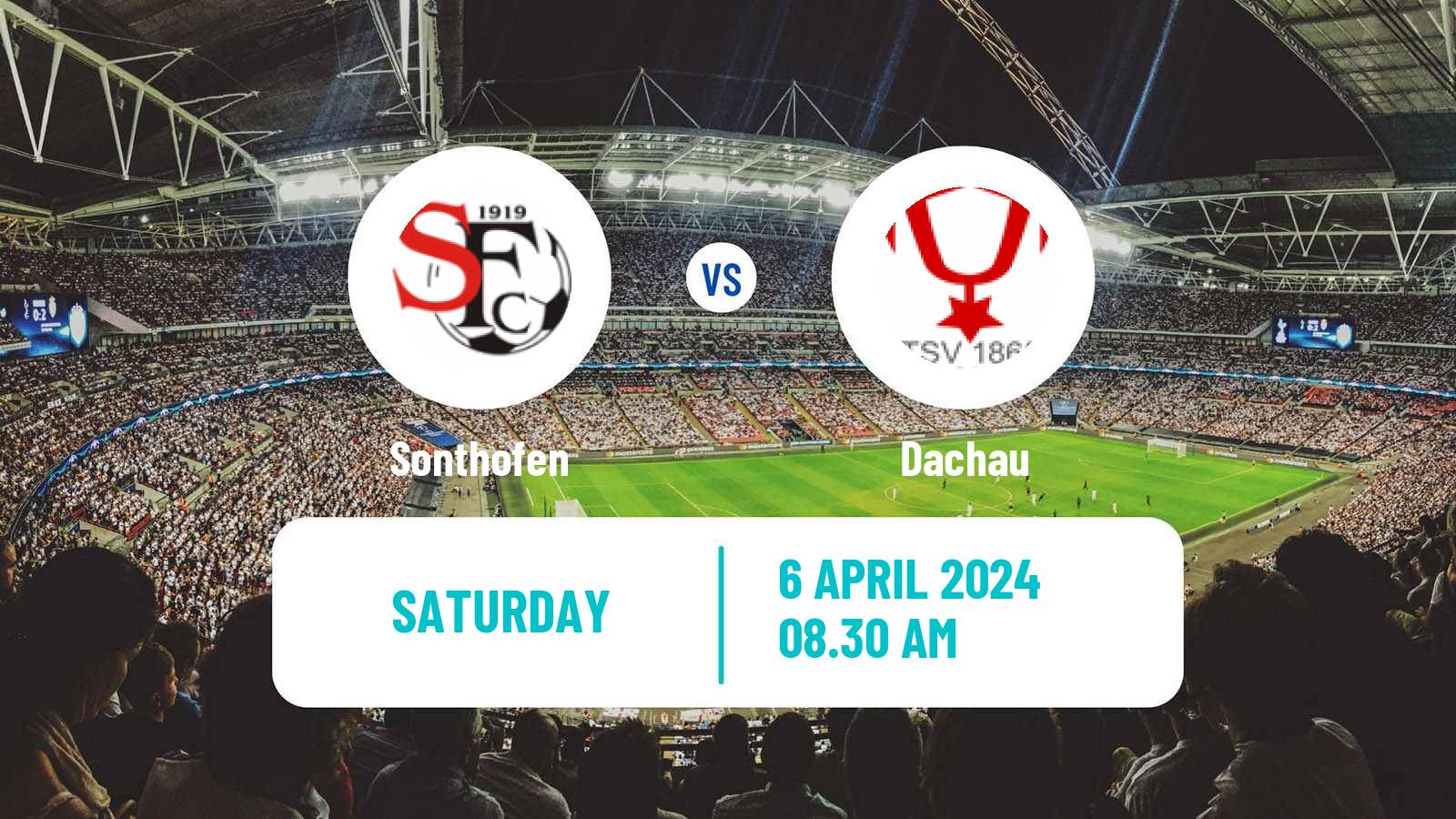 Soccer German Oberliga Bayern Süd Sonthofen - Dachau
