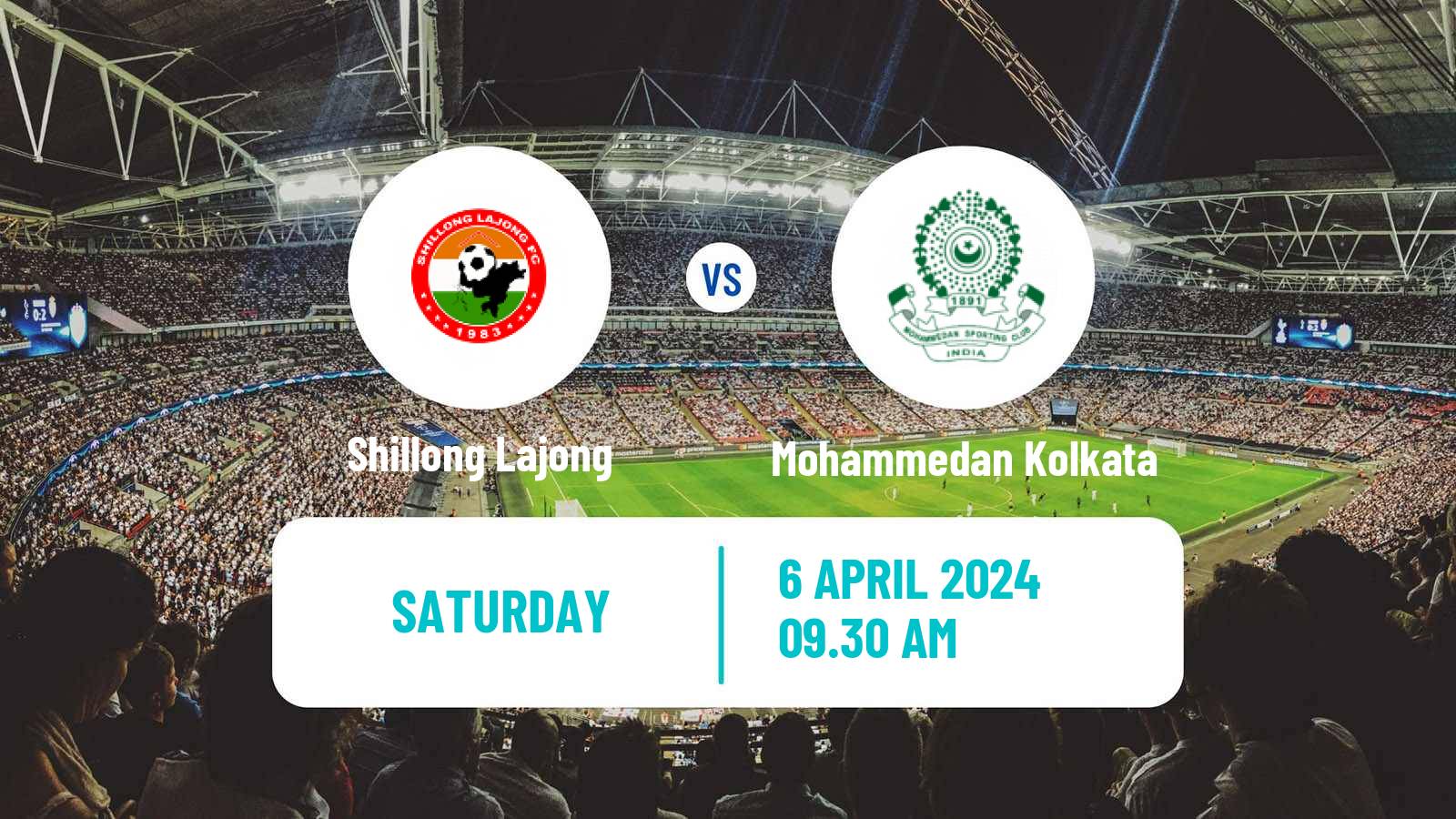 Football Indian I-League Shillong Lajong - Mohammedan Kolkata