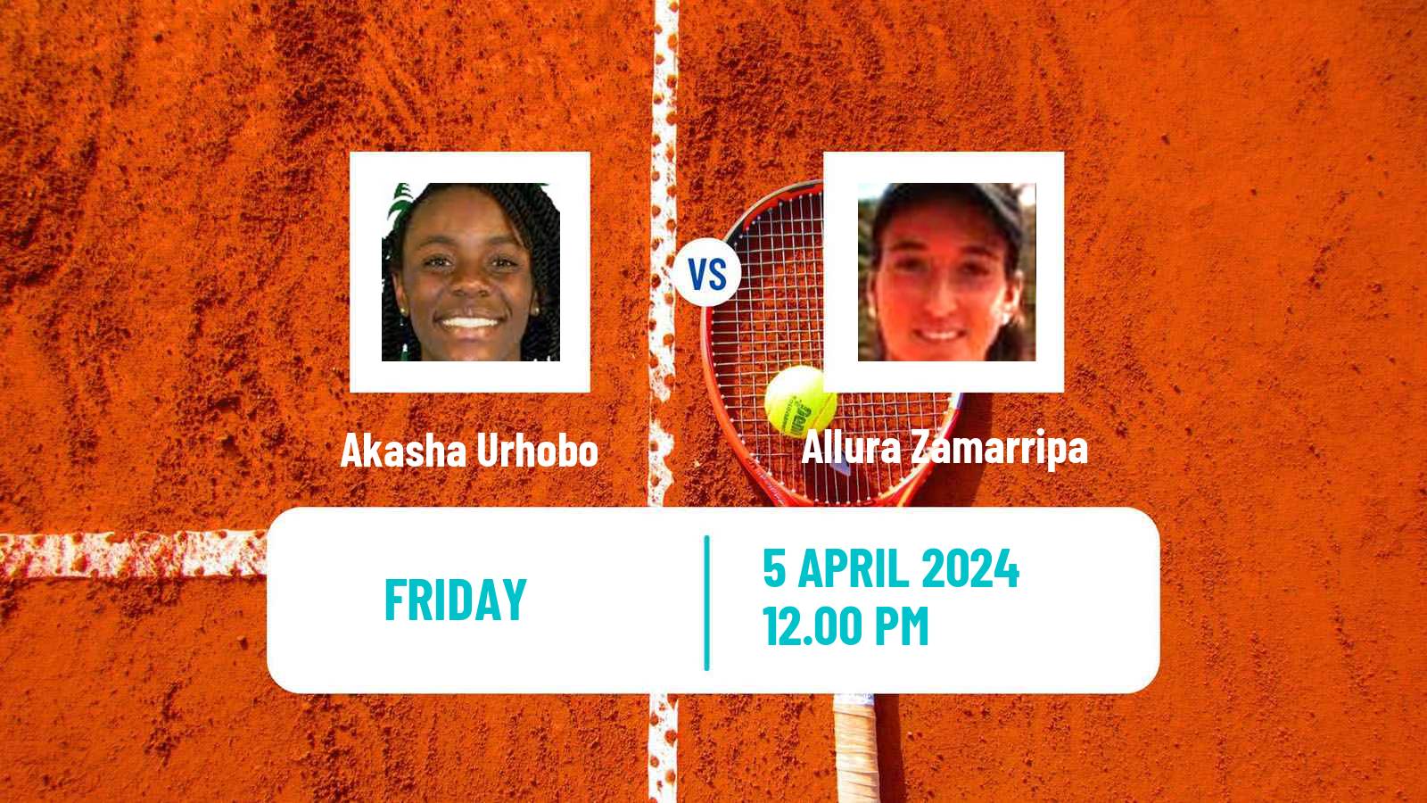 Tennis ITF W35 Jackson Ms Women Akasha Urhobo - Allura Zamarripa