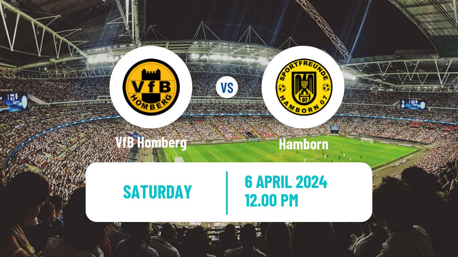 Soccer German Oberliga Niederrhein Homberg - Hamborn