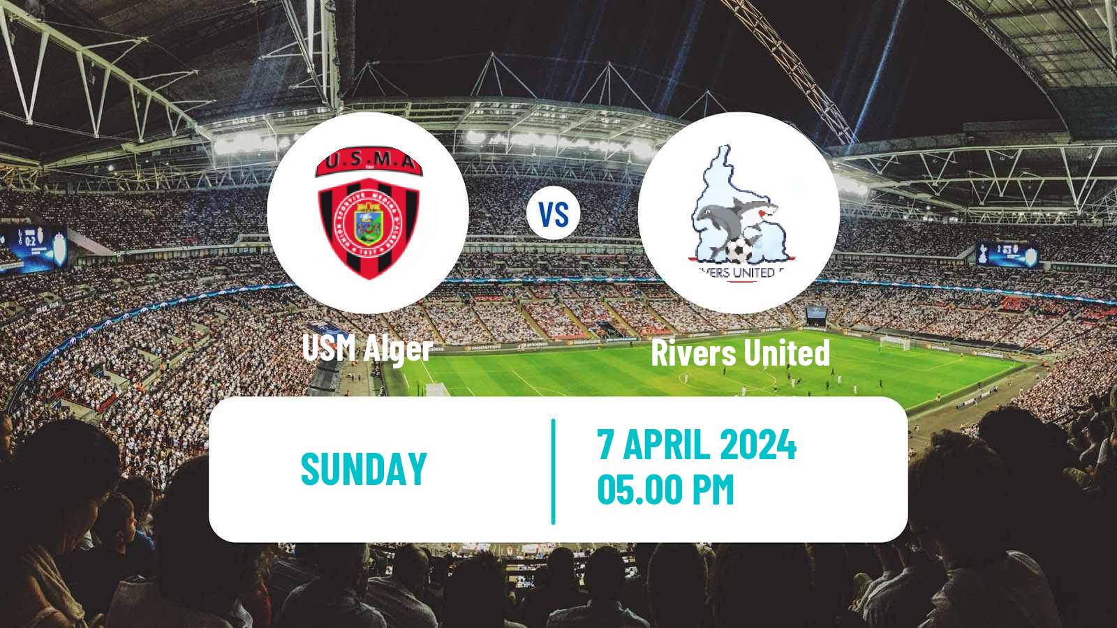 Soccer CAF Confederation Cup USM Alger - Rivers United