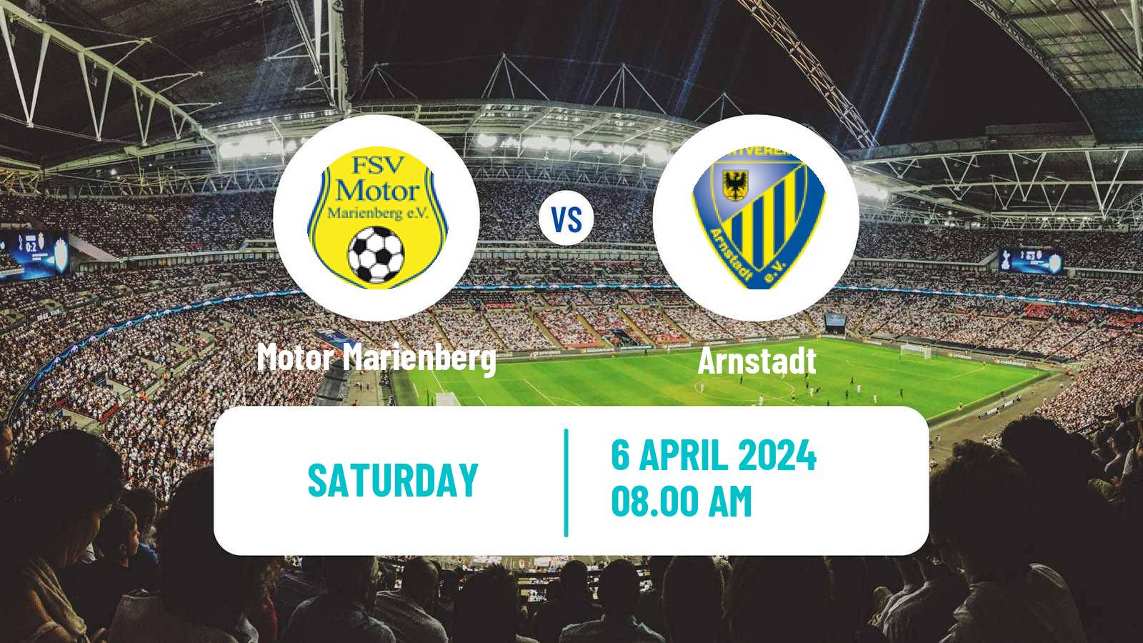 Soccer German Oberliga NOFV- Süd Motor Marienberg - Arnstadt