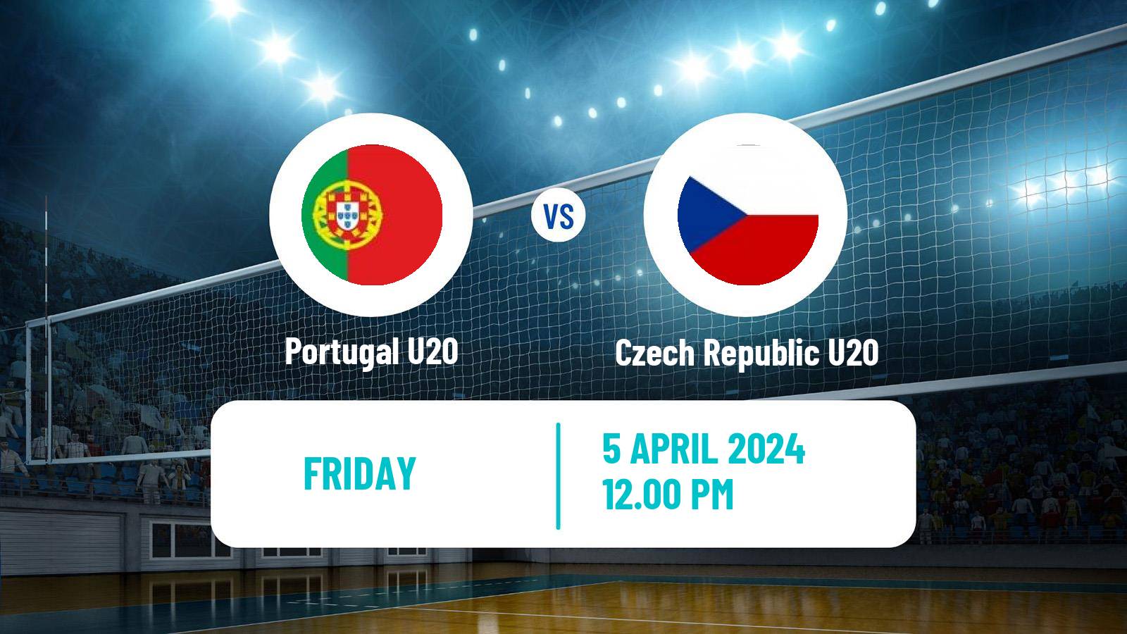 Volleyball European Championship U20 Volleyball Portugal U20 - Czech Republic U20