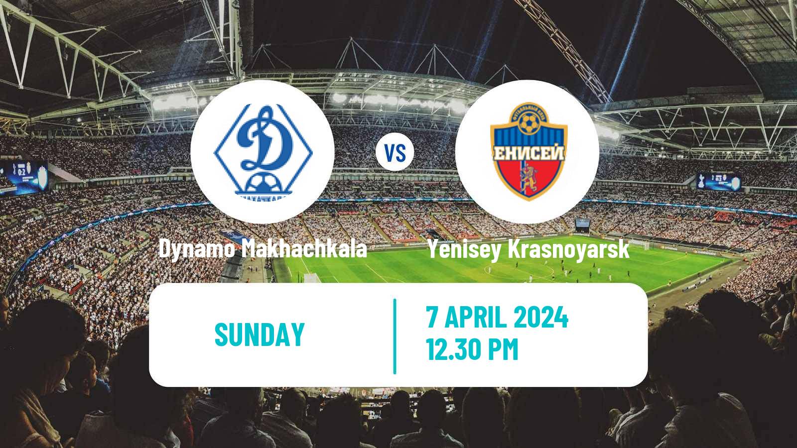 Soccer Russian FNL Dynamo Makhachkala - Yenisey Krasnoyarsk