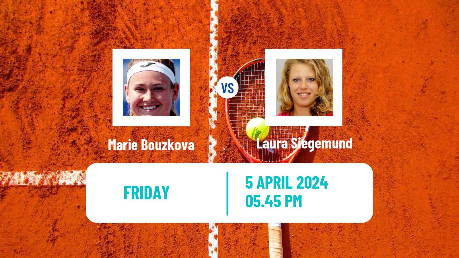Tennis WTA Bogota Marie Bouzkova - Laura Siegemund
