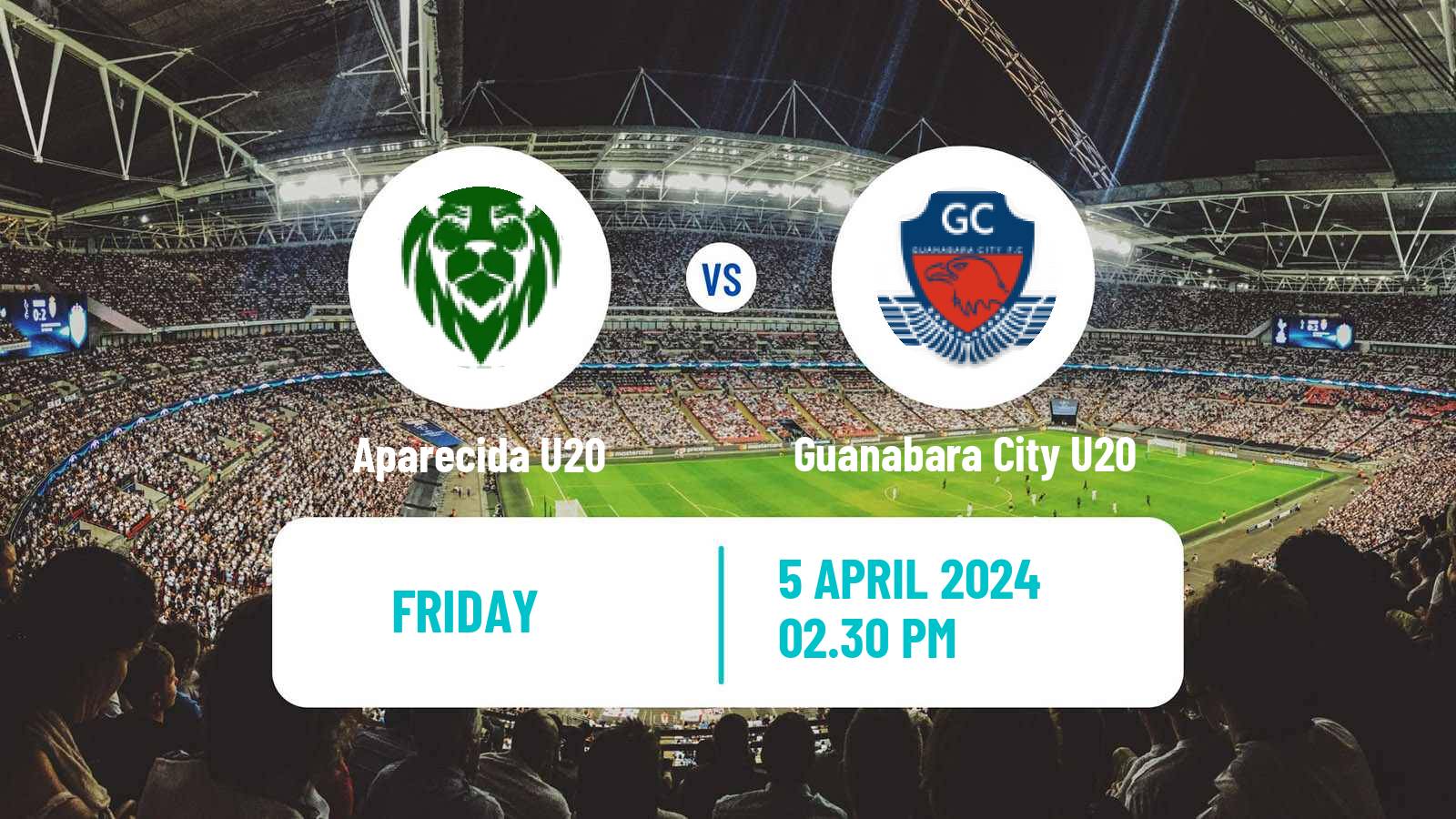 Soccer Brazilian Goiano U20 Aparecida U20 - Guanabara City U20