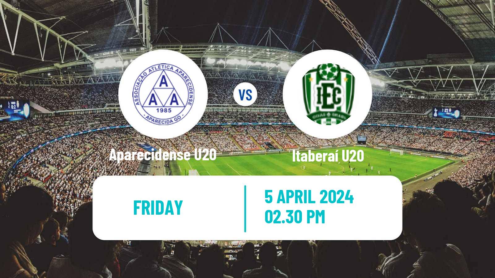 Soccer Brazilian Goiano U20 Aparecidense U20 - Itaberaí U20