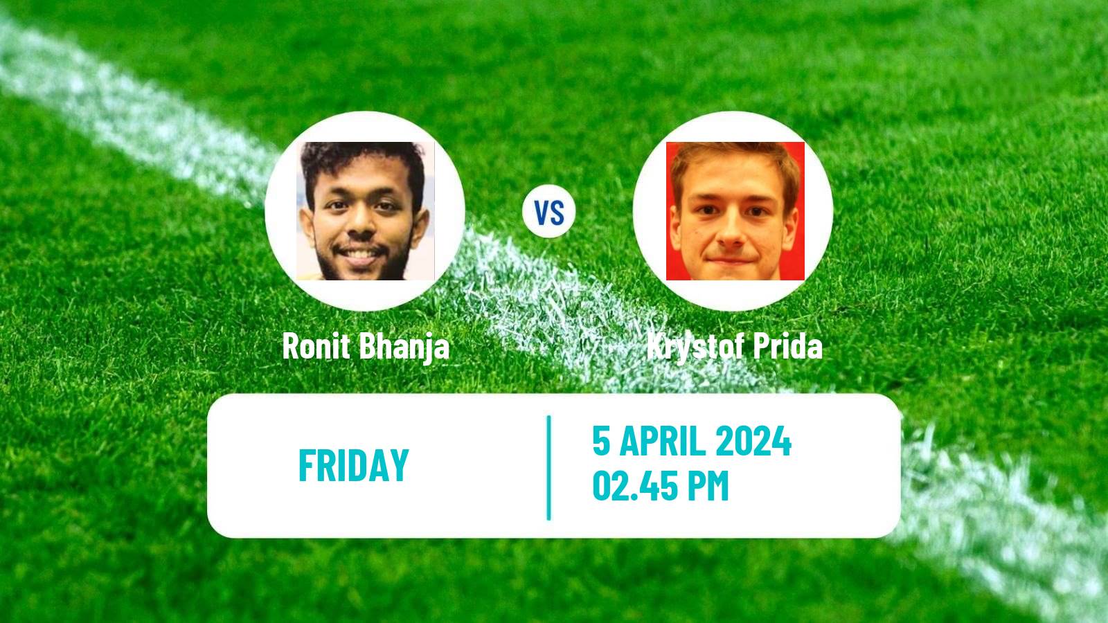 Table tennis Tt Star Series Men Ronit Bhanja - Krystof Prida