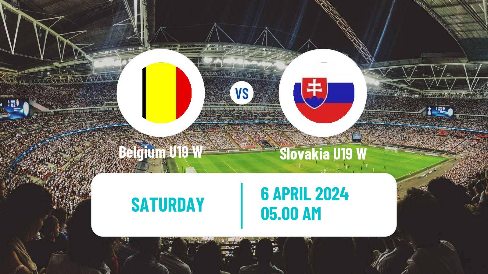 Soccer UEFA Euro U19 Women Belgium U19 W - Slovakia U19 W