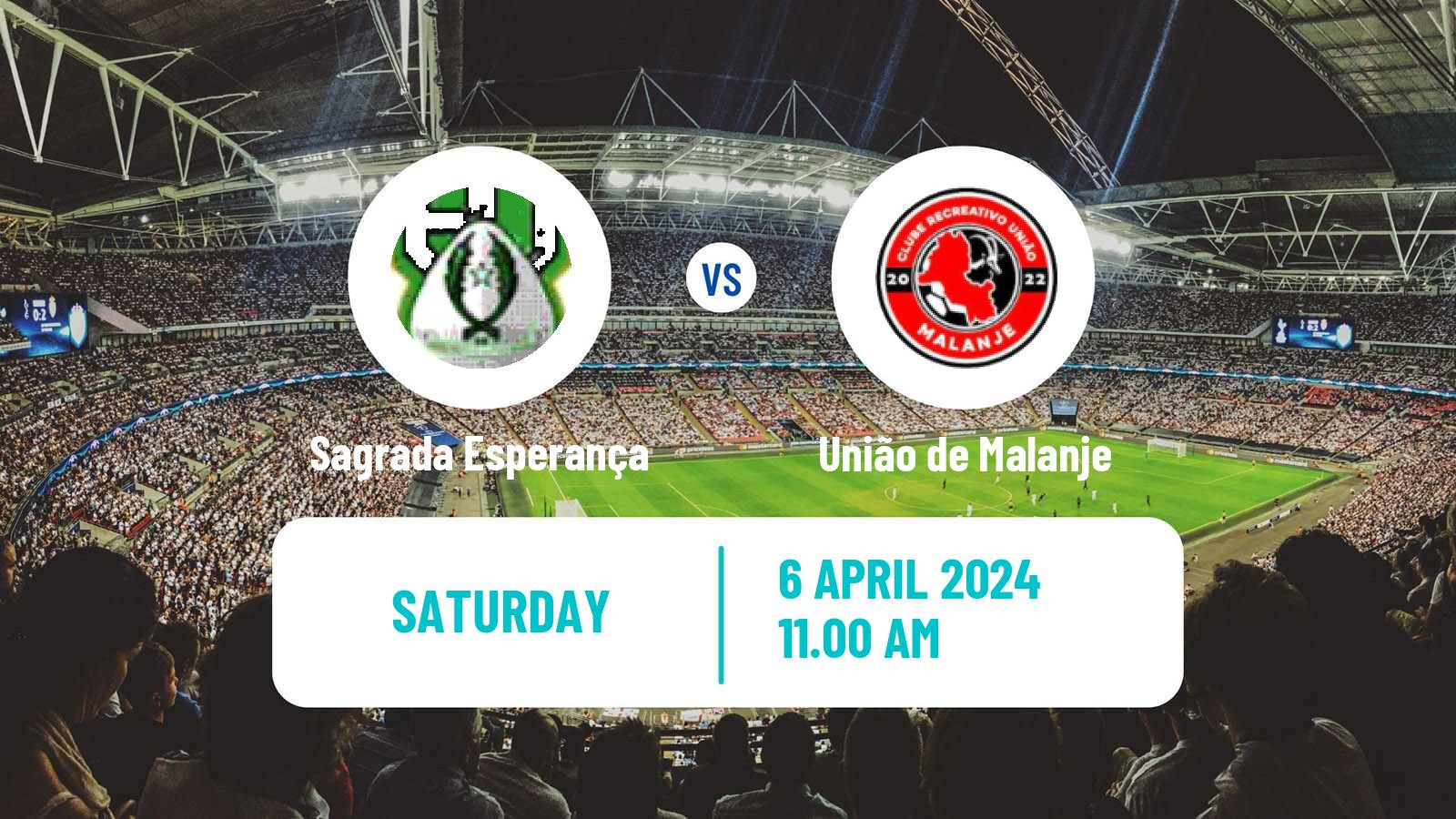 Soccer Angolan Girabola Sagrada Esperança - União de Malanje