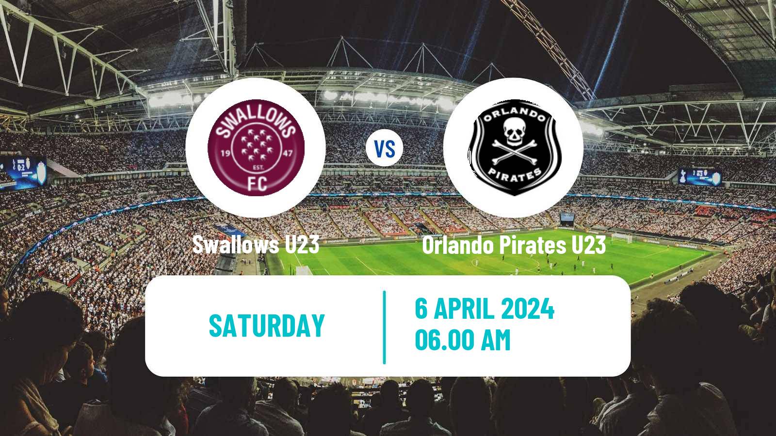 Football South African Diski Challenge Swallows U23 - Orlando Pirates U23