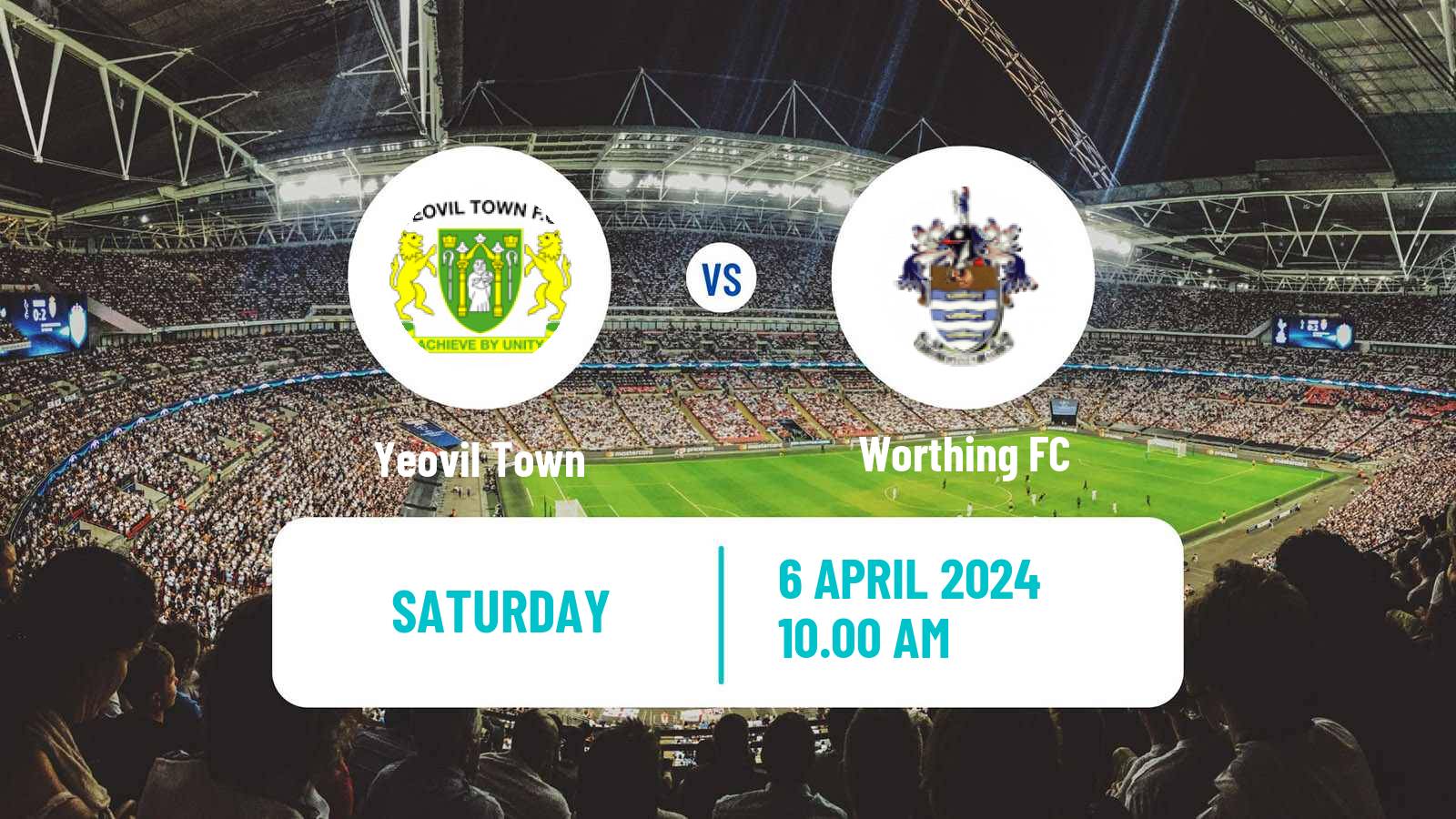 Soccer English National League South Yeovil Town - Worthing