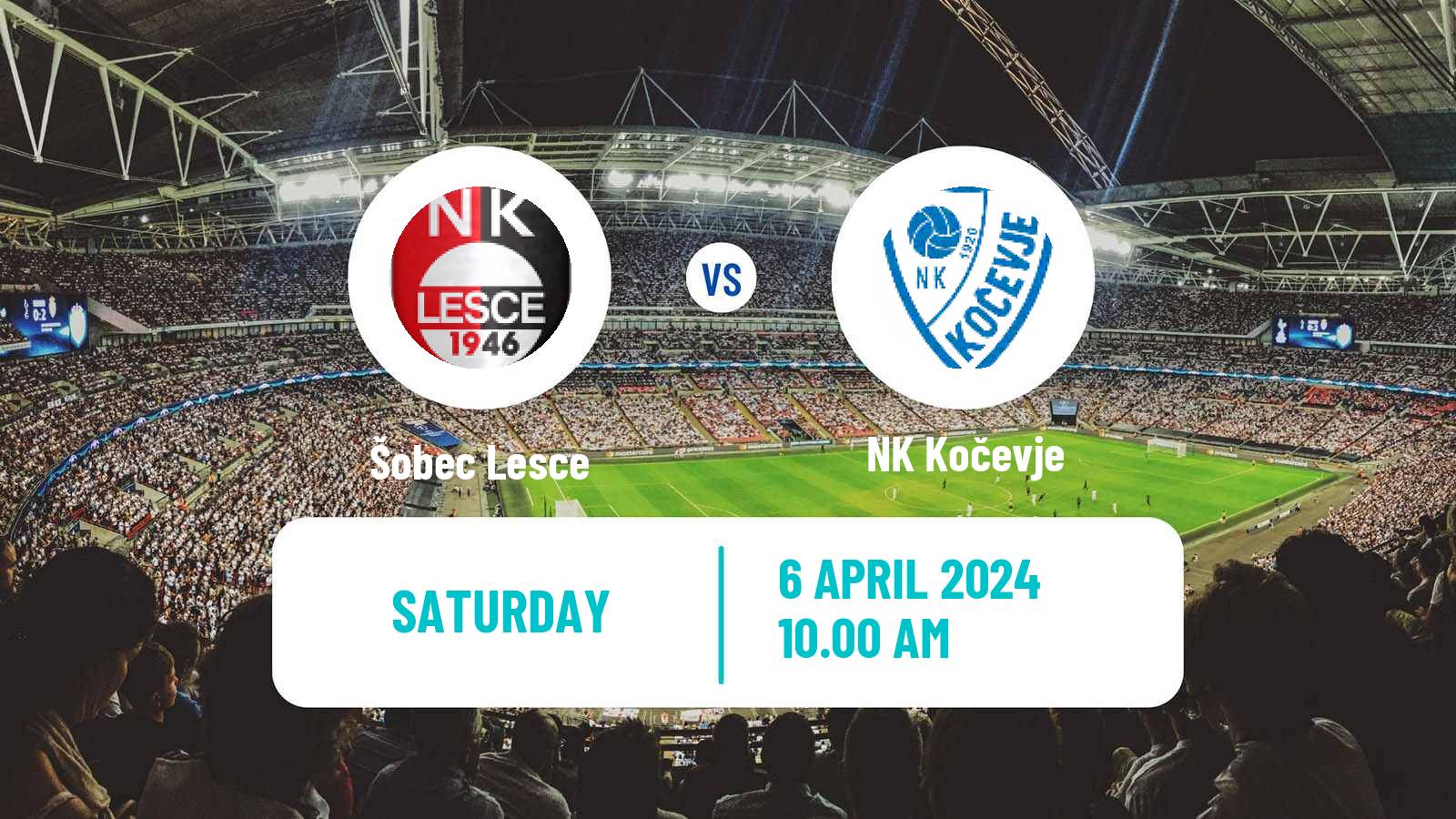 Soccer Slovenian 3 SNL West Šobec Lesce - Kočevje