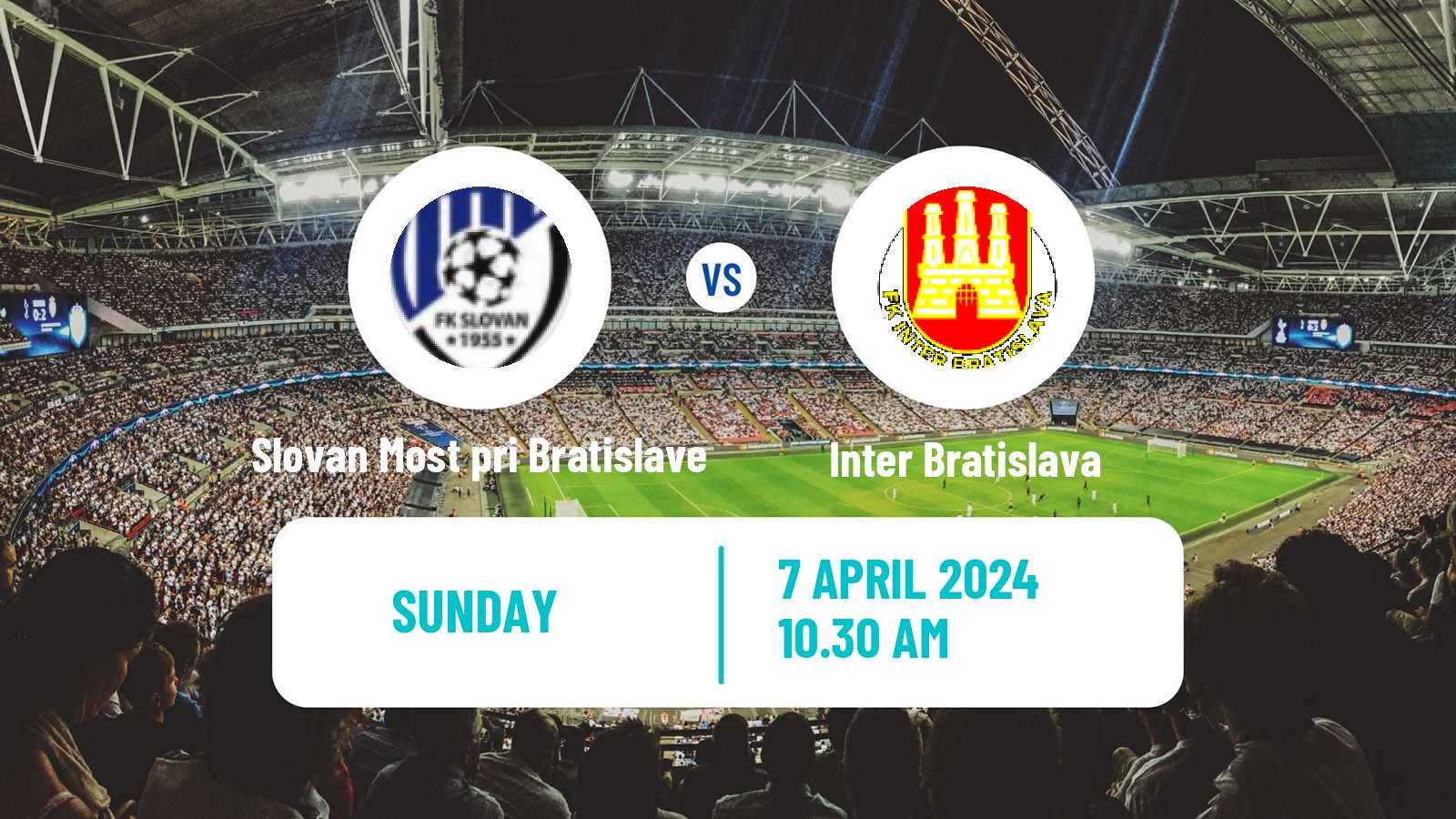 Soccer Slovak 4 Liga Bratislava Slovan Most pri Bratislave - Inter Bratislava