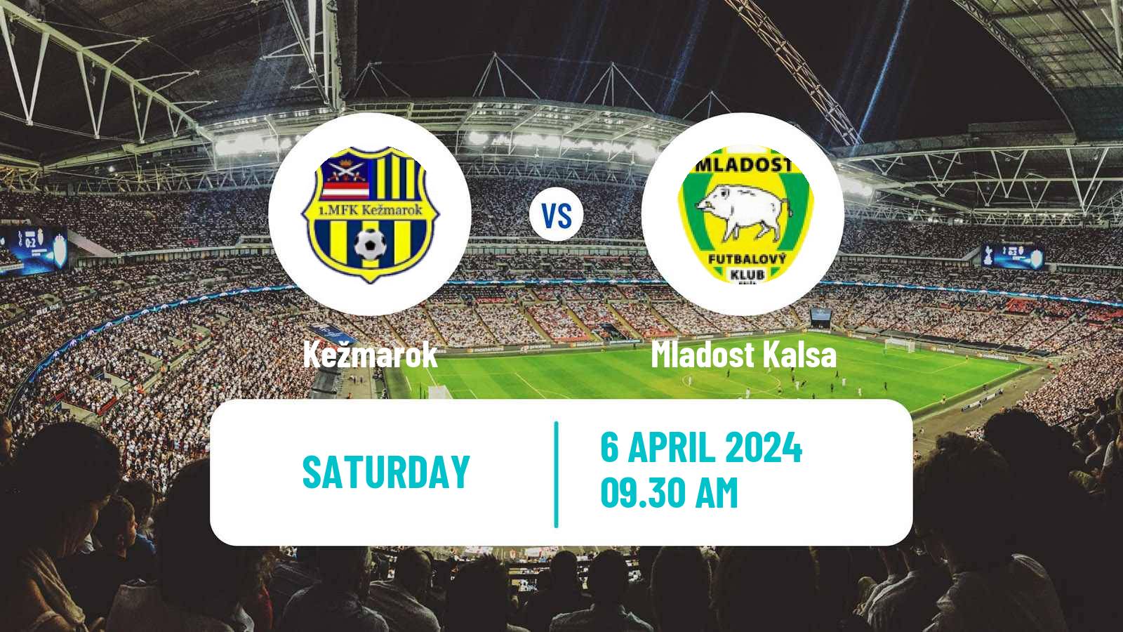 Soccer Slovak 4 Liga East Kežmarok - Mladost Kalsa