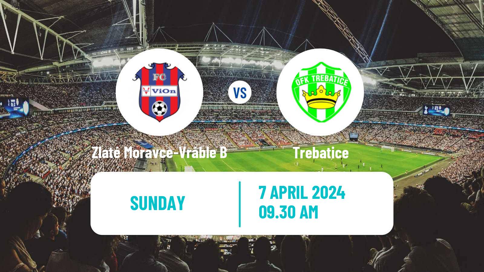 Soccer Slovak 4 Liga West Zlaté Moravce-Vráble B - Trebatice