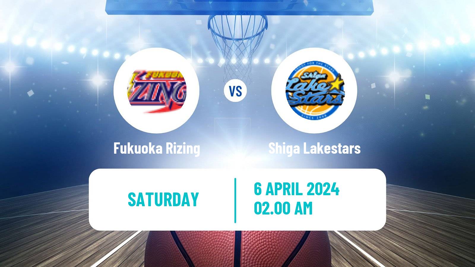 Basketball Japan B2 League Basketball Fukuoka Rizing - Shiga Lakestars