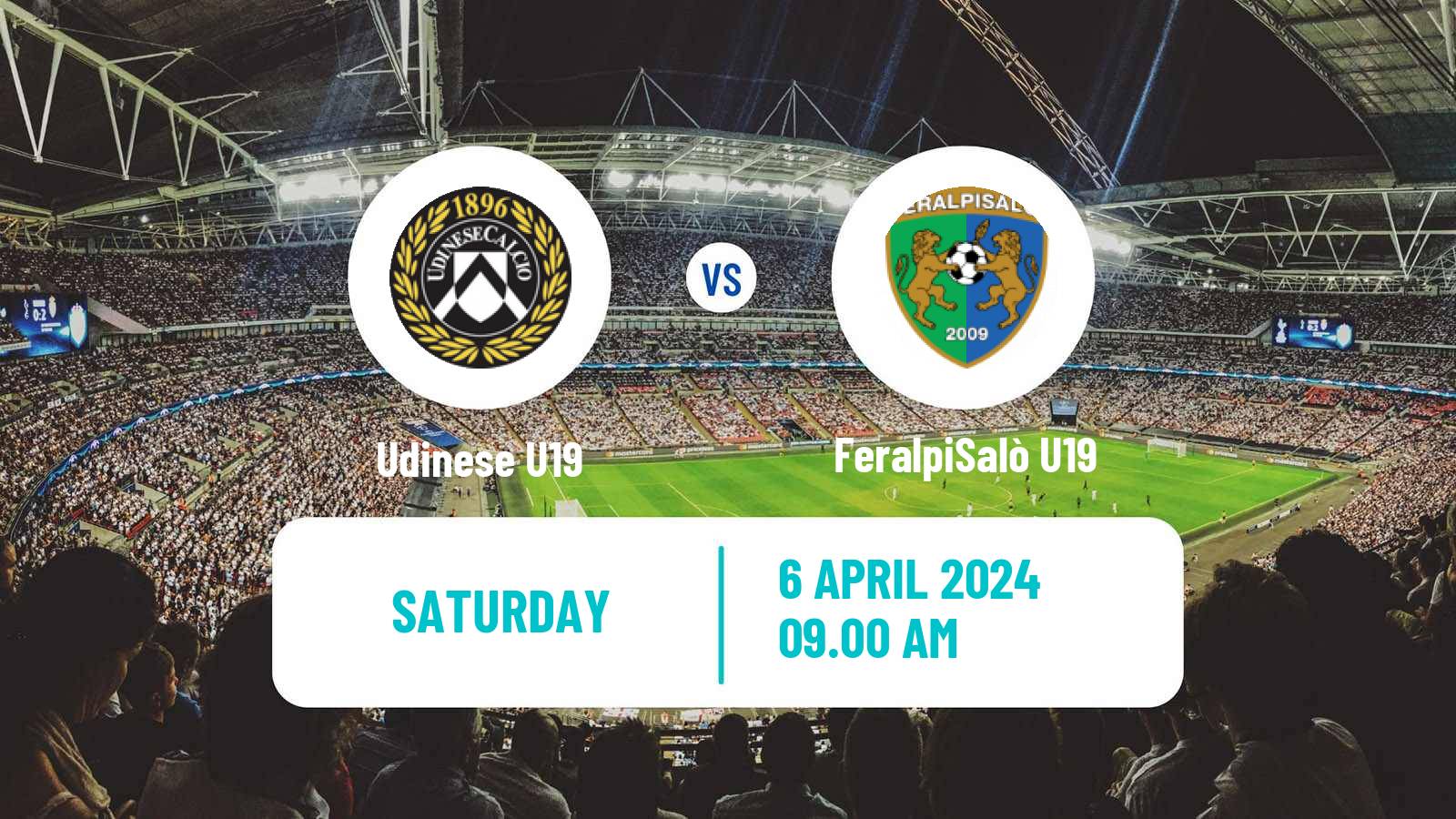 Soccer Italian Primavera 2 Udinese U19 - FeralpiSalò U19