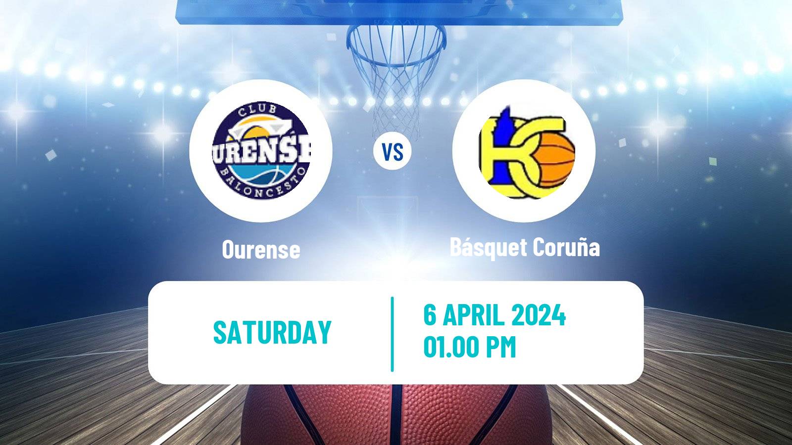 Basketball Spanish LEB Oro Ourense - Básquet Coruña