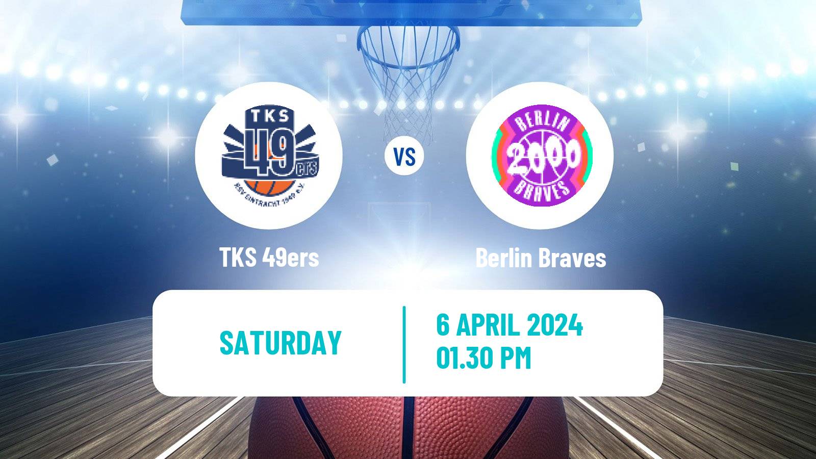 Basketball German Pro B Basketball TKS 49ers - Berlin Braves
