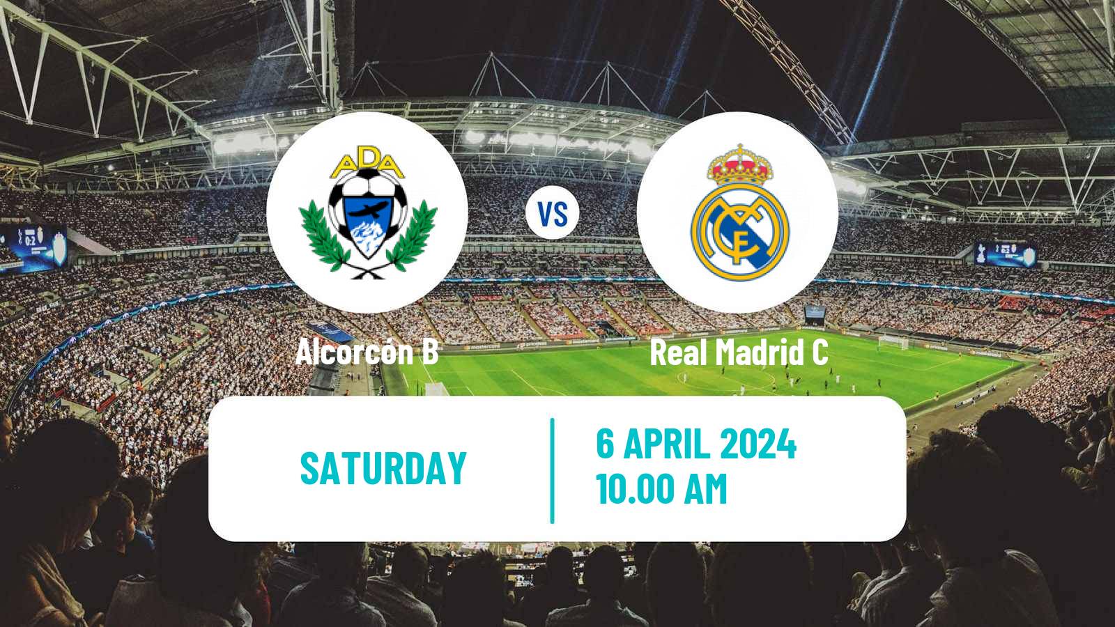 Soccer Spanish Tercera RFEF - Group 7 Alcorcón B - Real Madrid C