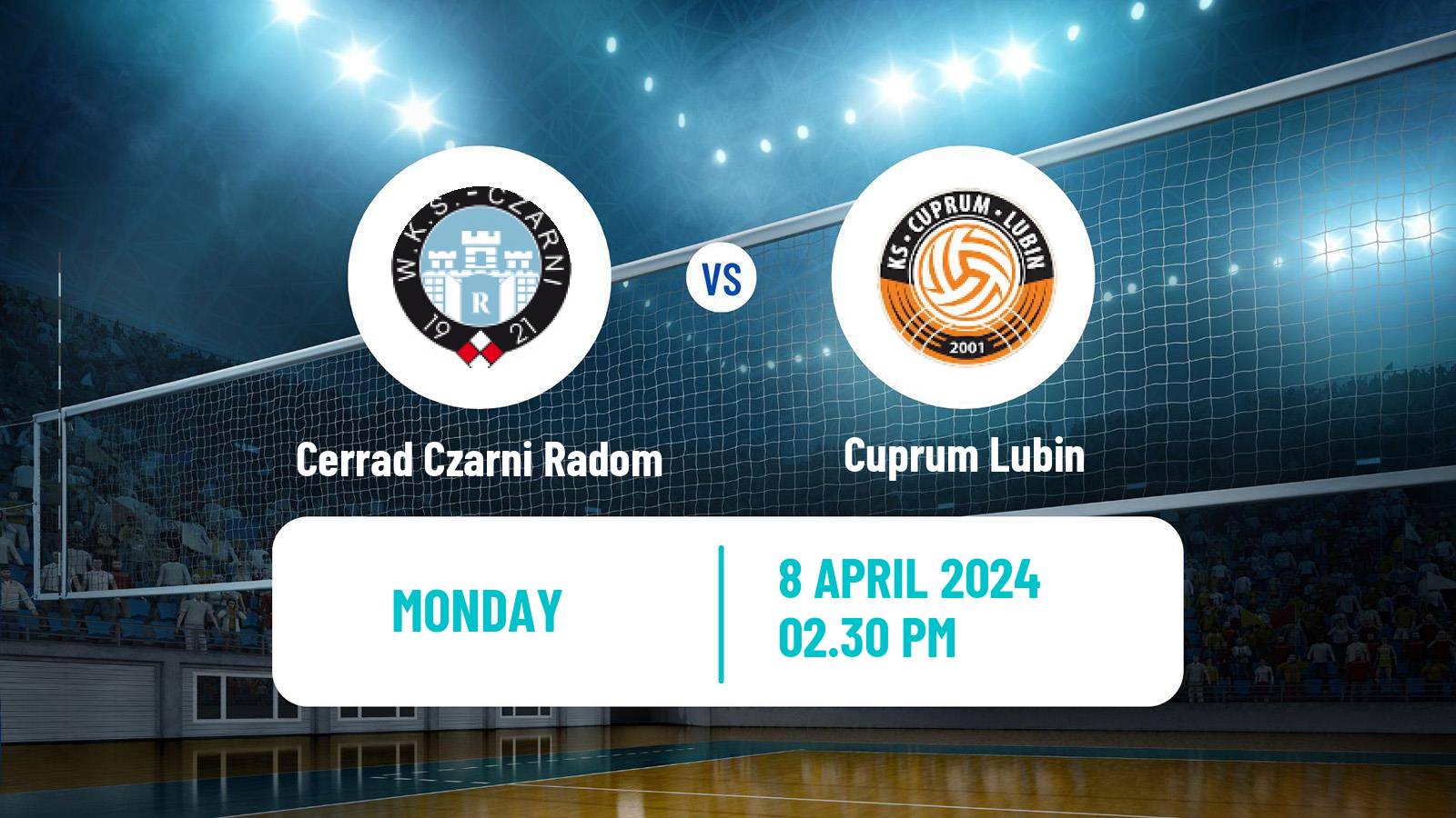 Volleyball Polish PlusLiga Cerrad Czarni Radom - Cuprum Gorzów