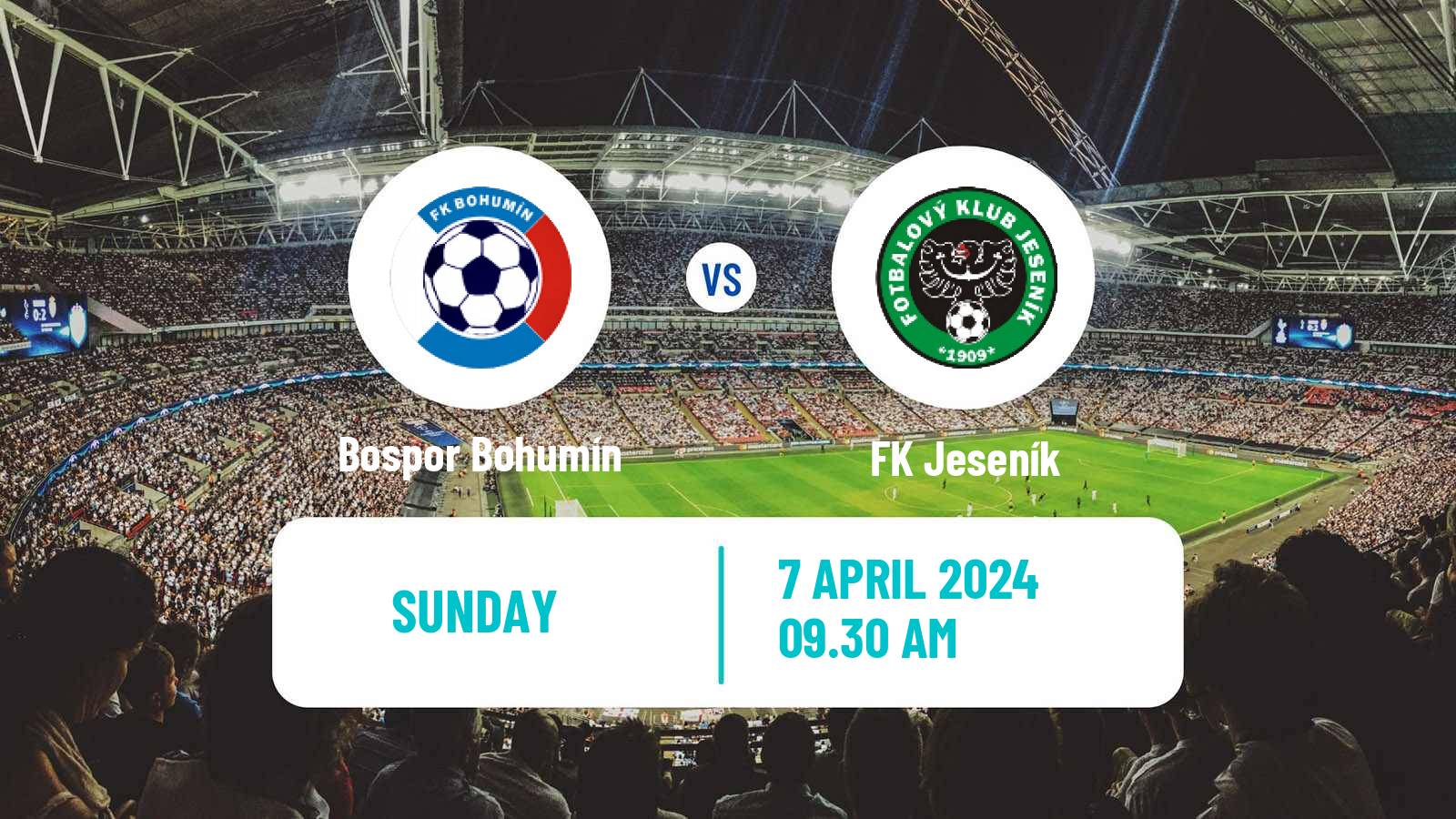 Soccer Czech Division F Bospor Bohumín - Jeseník